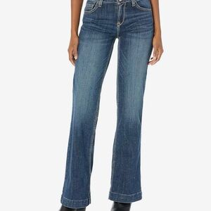 Women's Ariat Trouser Perfect Rise Maggie Wide Leg Jeans Size 31s